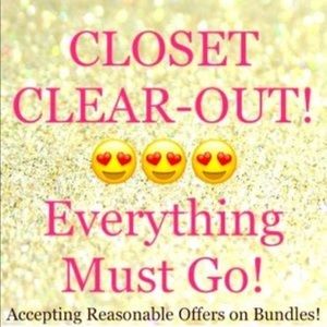 Everything must go! Dropped prices on everything!